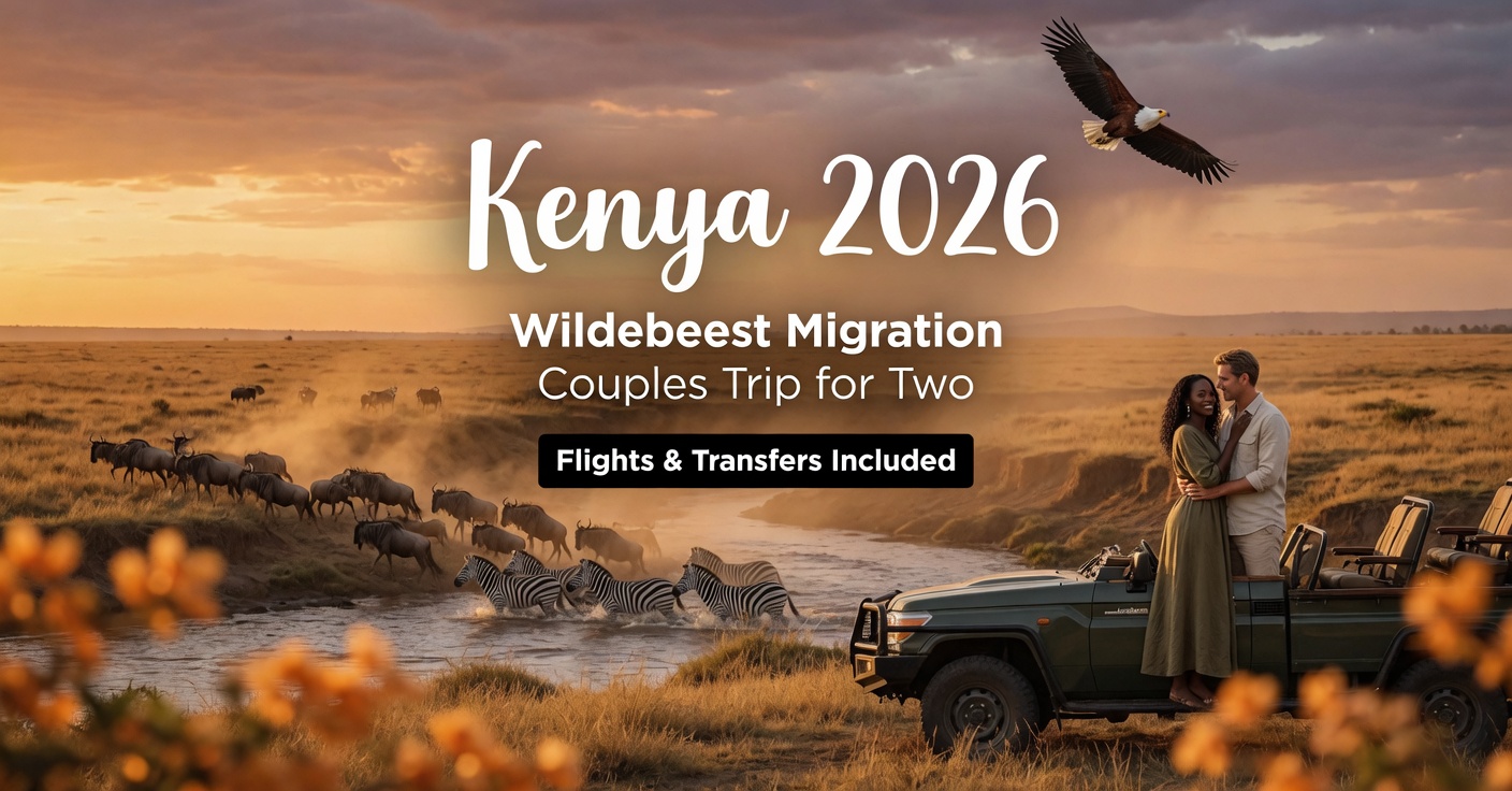 6-Day Romantic Couples Wildbeast Migration Safari