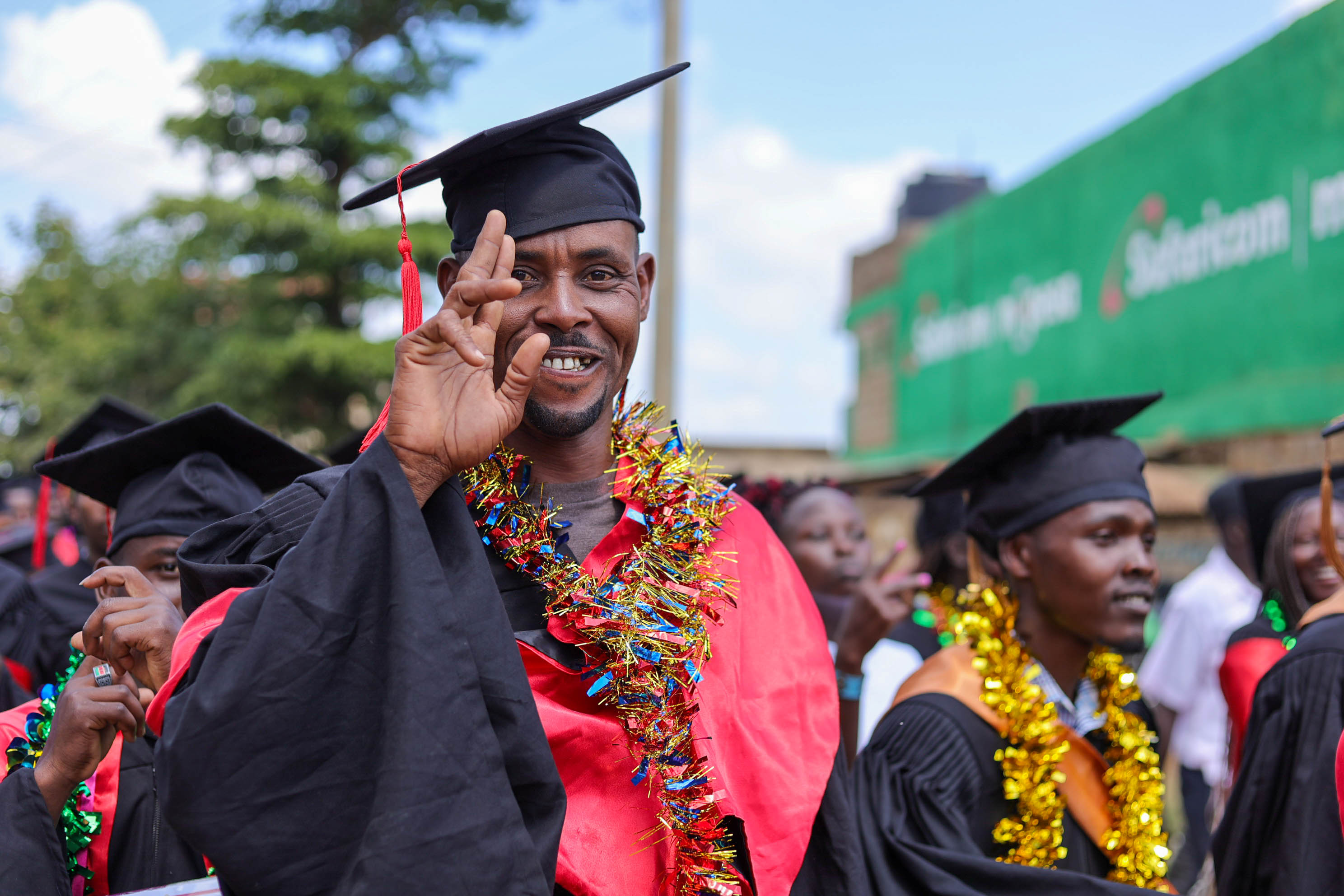 student graduating | Lion Cats