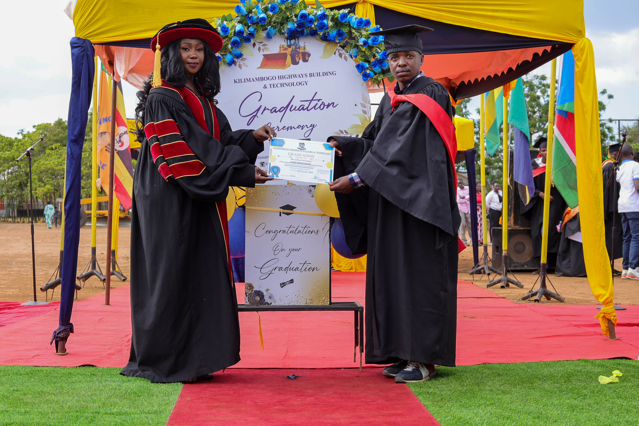 Student receiving award | Lion Cats