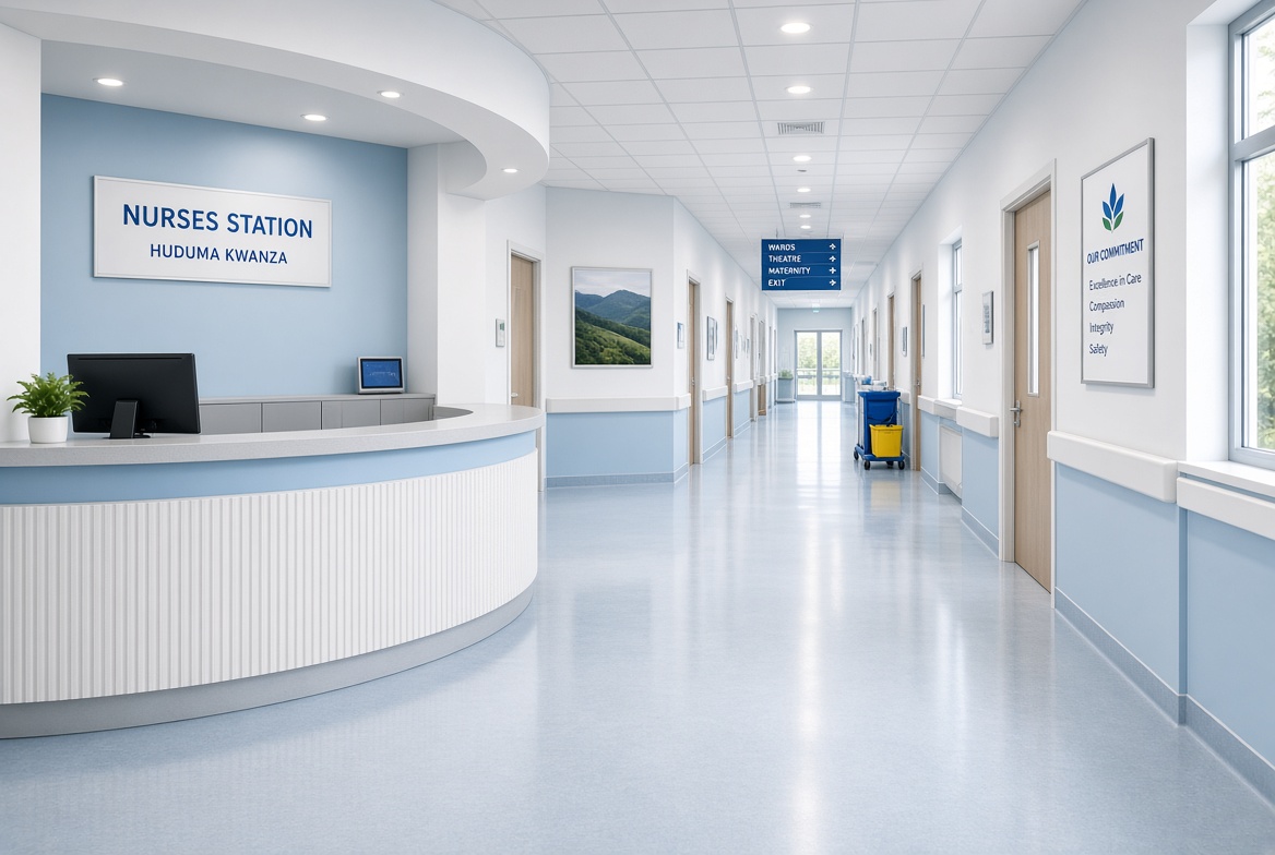 Hospital corridor
